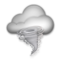 Tornado emoji on LG